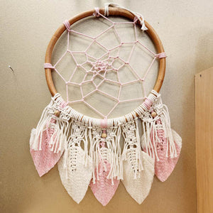 Pink & White Dream catcher 