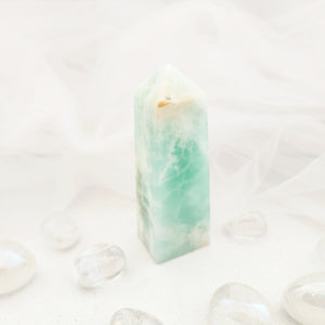 Pistachio Calcite Obelisk