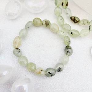 Prehnite Nugget Bracelet