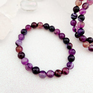 Purple Agate Bracelet