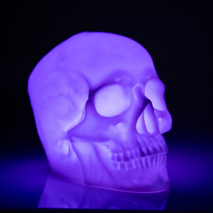 Skull Light Up Bluetooth Speaker (rechargeable. approx. 10.50 x 14.80x 13.20cm