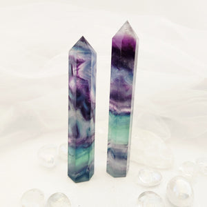 Rainbow Fluorite Polished Point