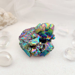 Rainbow Quartz Cluster