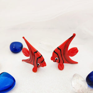 Red & Black Glass Fish