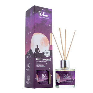 Relax | Reed Diffuser | Sweet Orange, Lavender, Jasmine, Chamomile, Vanilla | 100ml