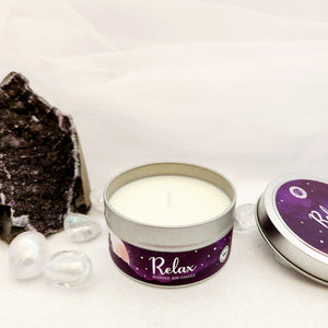 Relax | Soy Candle | Sweet Orange, Lavender, Jasmine, Chamomile, Vanilla | 10hrs