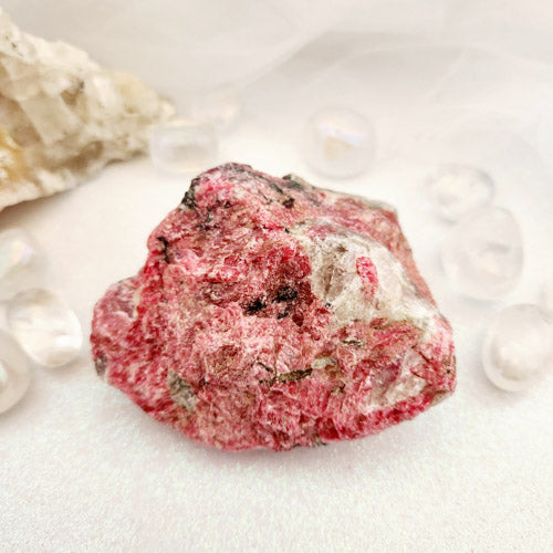 Rhodonite Raw Specimen (approx. 8x8.3x4.5cm)