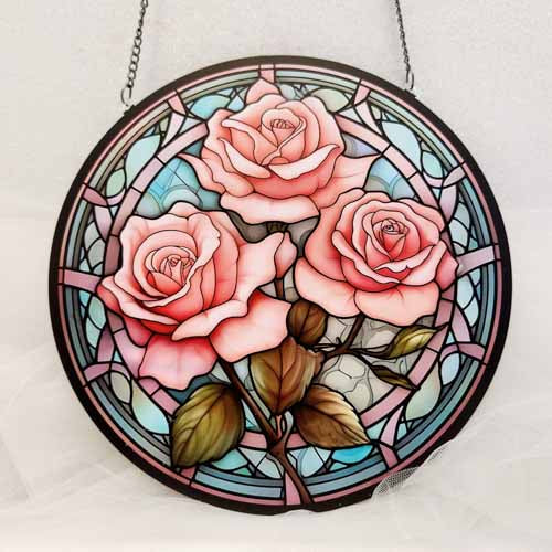 Rose Hanging (approx. 20cm diameter)