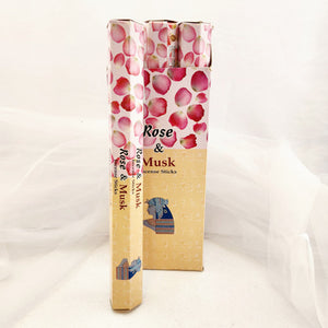 Rose & Musk Incense Sticks Kamini 20g