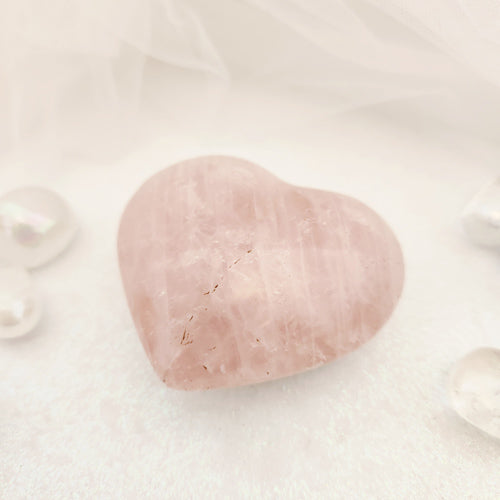 Rose Quartz Heart (approx. 6x7x2.5cm)