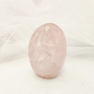 Rose Quartz Polished Standing Free Form