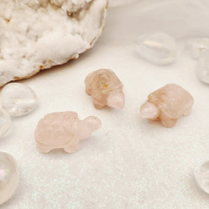 Rose Quartz Turtle