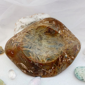 Rutilated Agate Dish