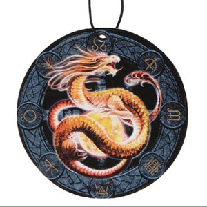 Litha Dragon Floral Air Freshener (approx. 7cm diameter)
