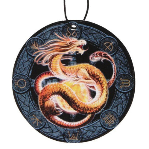 Litha Dragon Floral Air Freshener (approx. 7cm diameter)