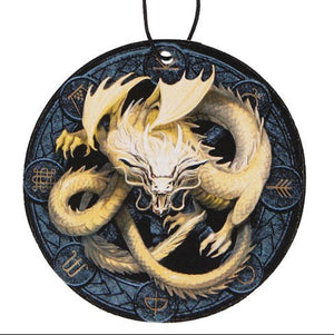 Imbolc Dragon Pine Air Freshener (approx. 7cm diameter)