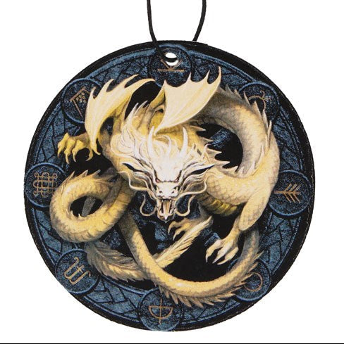 Imbolc Dragon Pine Air Freshener (approx. 7cm diameter)