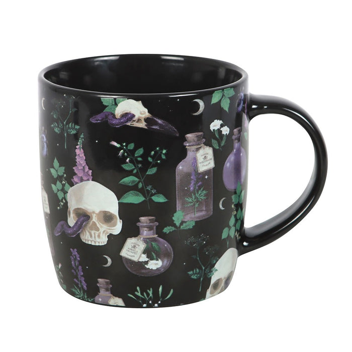 Venom & Vines Skull w. Snake Mug