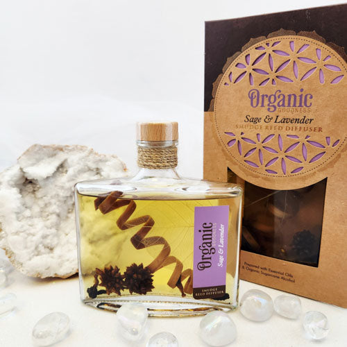 Sage & Lavender Organic Goodness Reed Diffuser (140ml)