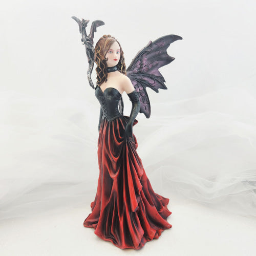 Scarlet Fairy w. Baby Dragon (approx. 27x13x14cm)