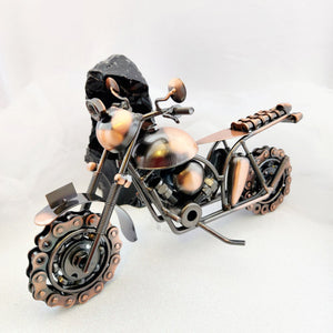 Scrambler Copper Look Motorbike