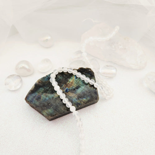 Selenite Bead Strand (approx. 62x6mm beads)