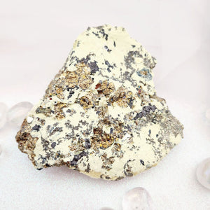 Serpentine with Pyrite Rough Rock