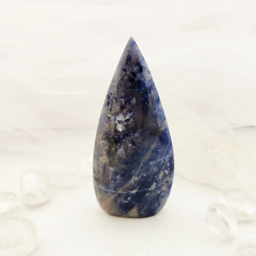 Sodalite Flat Flame (approx. 11x5cm)