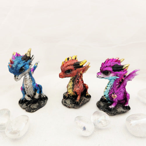 Spike the Dragon (assorted colours. 6-7cm tall)