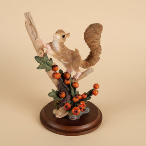 Squirrel | Resin | Wooden Stand | Pre-Loved