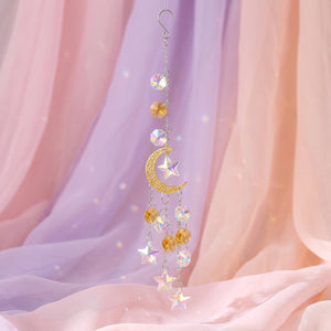 Starfall Moon | Prism Suncatcher | Window Hanging