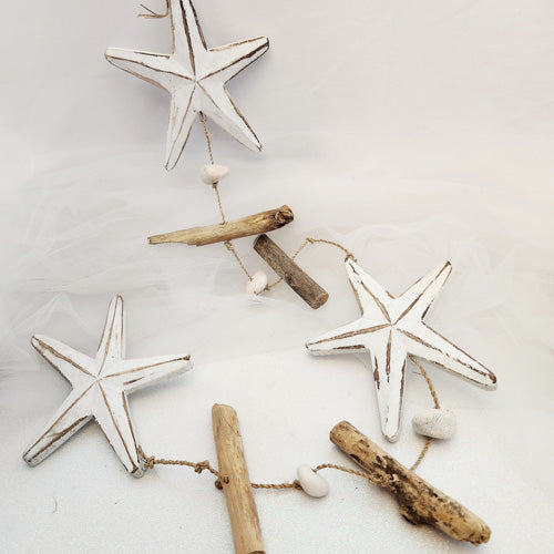 Starfish Whitewash Driftwood Strand (approx. 90cm long)