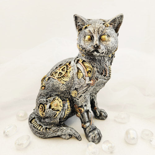 Steampunk Cat (approx. 20x16cm)