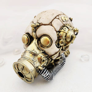 Steampunk Skull w. Breathing Apparatus