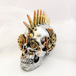 Steampunk Skull with Mohawk