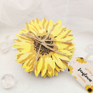 Sunflower Coasters