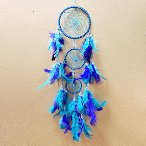 Teal and Purple Dream Catcher