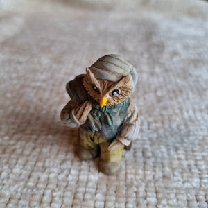 The Traveller Owl | Fairy Garden | Resin | Pre-Loved 1