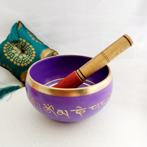 Tibetan Singing Bowl (purple)