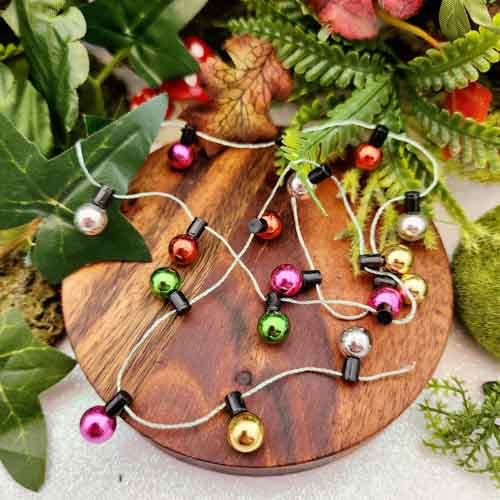 Tiny Fairy Lights for Fairy Garden/Dolls House (NOT REAL LIGHTS. approx. 45cm long)