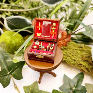 Tiny Jewelry Box for Fairy Garden/Dolls House