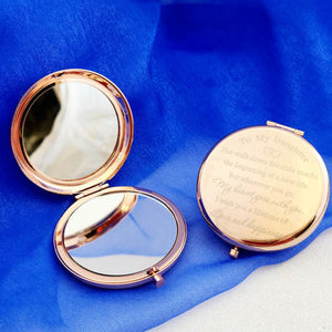 To My Daughter on Her Wedding Day Compact Mirror