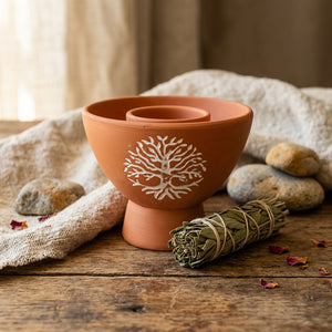 Tree of Life | Cleansing Bowl | Terracotta | Orange