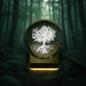 Tree of Life | LED Glass Ball | Night Light