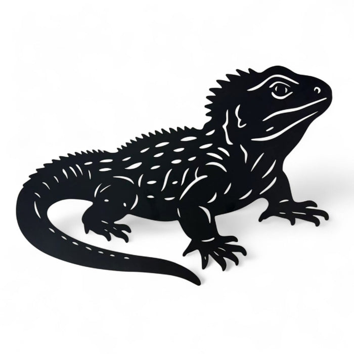 Tuatara Steel Wall Art (approx. 60cm long)