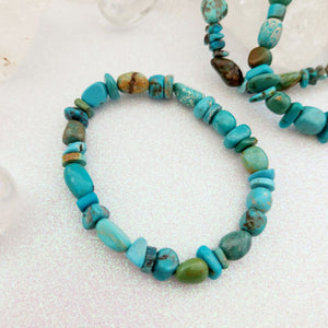 Turquoise Nugget/Chip Bracelet