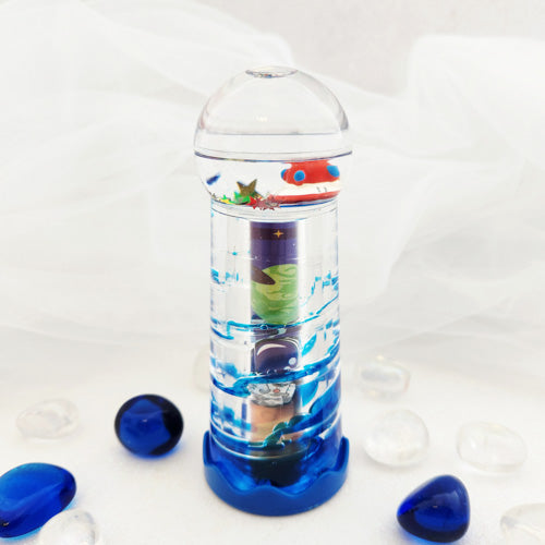 UFO Liquid Timer Kaleidoscope (approx. 13x5cm)