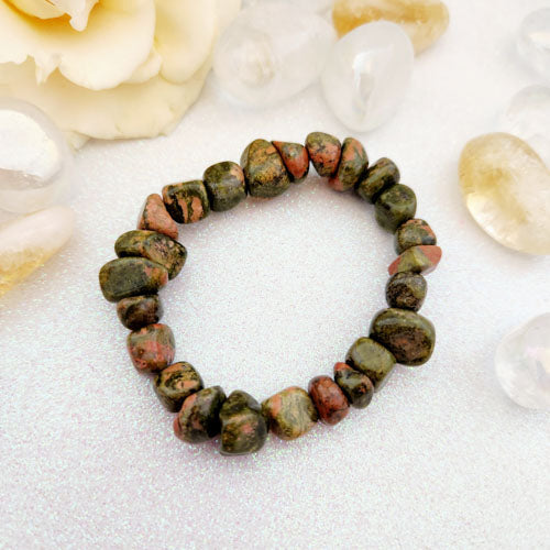 Unakite Nugget Bracelet (pre-loved by Riny)