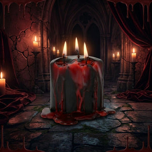 Vampire Blood Bleeding Candle | Pillar Candle | Unscented | Novelty Gift