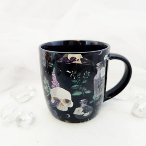 Venom & Vines Skull w. Snake Mug
